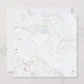 書道結婚披露宴カード |金ゴールド 招待状 (裏面)