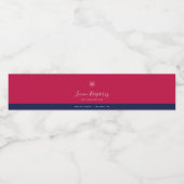 書道編集可能カラーコントラスト製品ラベル ペットボトルラベル (シングルラベル)