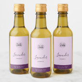 書道編集可能カラーコントラスト製品ラベル ワインラベル (ボトル)