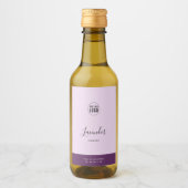 書道編集可能カラーコントラスト製品ラベル ワインラベル (正面)