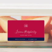 書道編集可能カラーコントラスト製品 ラベル (貼付)