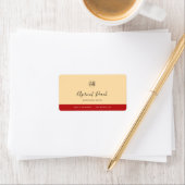 書道編集可能カラーコントラスト製品 ラベル (インサイチュ)