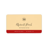 書道編集可能カラーコントラスト製品 ラベル (正面)