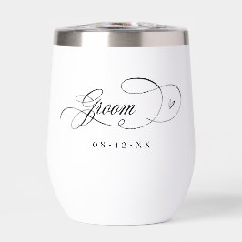 書道華美ハートグルームブラックID1025