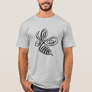書道蜂蜜蜂 Tシャツ