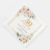 書道赤面ピンクのバラ仙人50歳の誕生日 (コーナー)