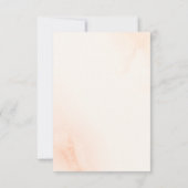 書道赤面ピンクウォーター結婚カラーのQR 出欠カード