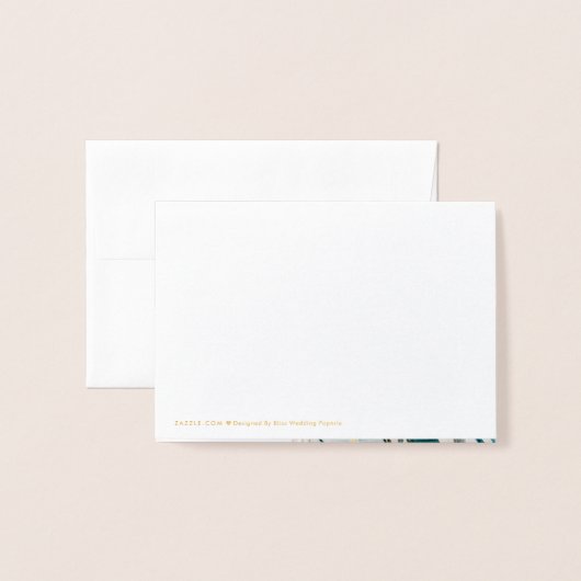 書道金ゴールドが私のメイド・オブ・オーナー(花嫁付き添い人) 箔カード (裏面封筒付き)