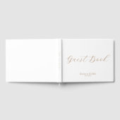 書道金ゴールドと結婚白書の客書 ゲストブック (全面)