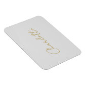 書道金ゴールドカラーグレーカスタム個人編集 マグネット (右側)