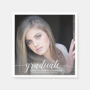 書道院卒業式 スタンダードカクテルナプキン