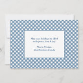 書道3写真ダスティブルーギンガムハヌッカ シーズンカード (裏面)