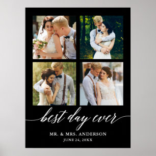 書道4結婚写真最高のの日 ポスター