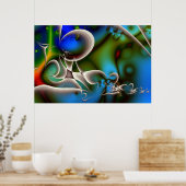 書道 ポスター (キッチン)