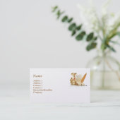 書道 名刺 (スタンド正面)