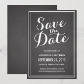 書道 黒板 救いの日 アナウンスメント セーブザデート (正面/裏面)