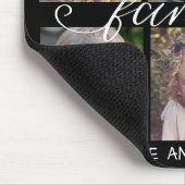 書道 | 6フォトコラージュ黒 マウスパッド (コーナー)