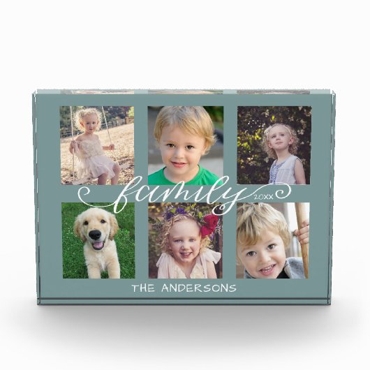 書道 | 6フォトコラージュ フォトブロック (正面)