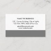 書道Nib金ゴールドフリーライター 名刺 (裏面)