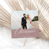 書道Photo私たちの初めてのクリスマス シーズンカード