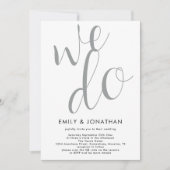 書道QRコード結婚ズ 招待状 (正面)