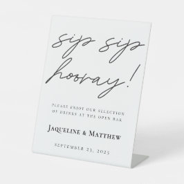 書道SIPホレー白黒結婚ズバー 台座サイン