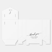 書道Thank You'結婚's Monogram フェイバーボックス (見開き)