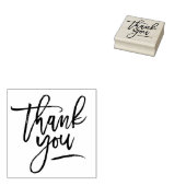 書道Thank You Rubber Stamp ラバースタンプ (押印)