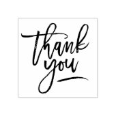 書道Thank You Rubber Stamp ラバースタンプ (インプリント)