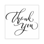 書道Thank You Stamp ラバースタンプ (インプリント)