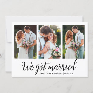 書道We 得 3結婚したフォトカード サンキューカード