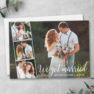 書道We 得 4結婚した写真 案内状