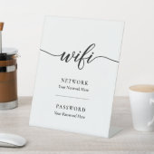 書道Wifiパスワードネットワーク 台座サイン (インサイチュ)