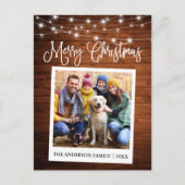 書道Wood Lightsインスタントカメラ写真 ポストカード (正面)