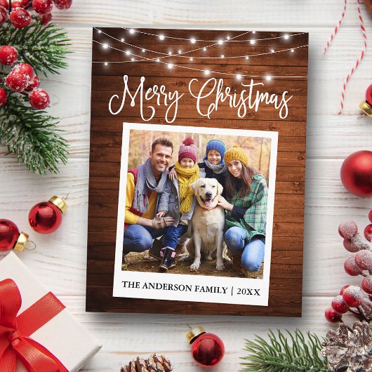 書道Wood Lightsインスタントカメラ写真 ポストカード