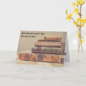 書 カード (黄色い花)