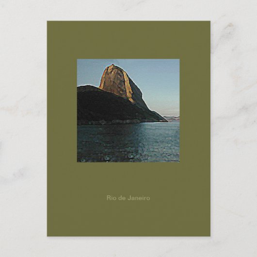 書 Rio the SugarLoaf Mountainについて ポストカード (正面)