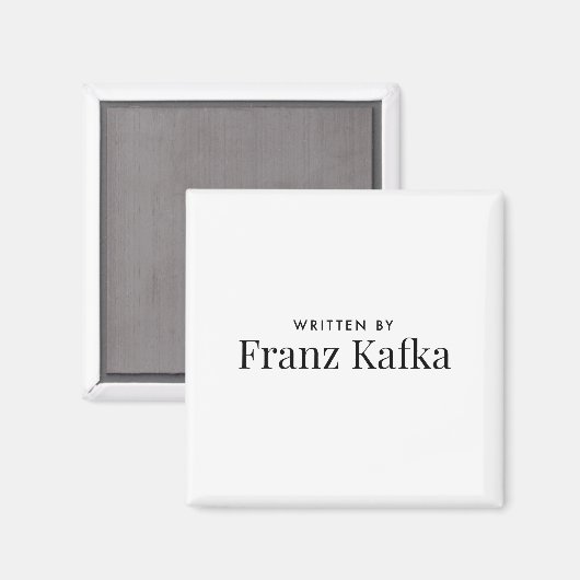 書by Franz Kafka マグネット (正面/裏面)