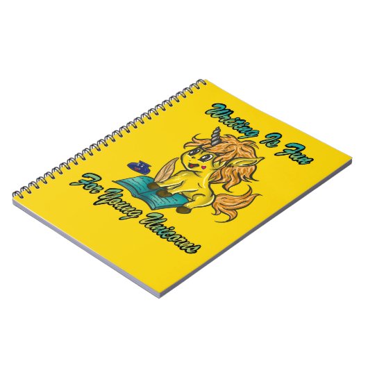 『書Is Nowing Unicorns』 ノートブック (左側)