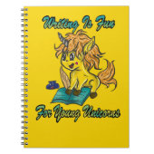 『書Is Nowing Unicorns』 ノートブック (正面)