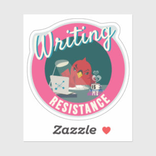 「書s is My Resistance」コンパクトサークル シール