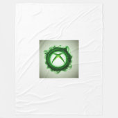 書tシャツデザインくもの巣のタイトルと説明 フリースブランケット (正面)