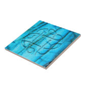 曹灰長石のケルト結び目模様 タイル (側面)