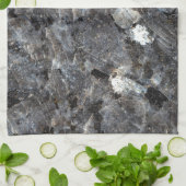 曹灰長石の石の表面 キッチンタオル (折り畳み)