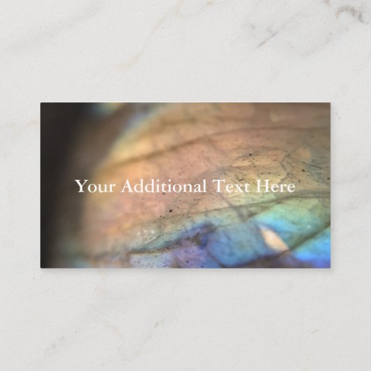 曹灰長石の驚異 名刺 (裏面)