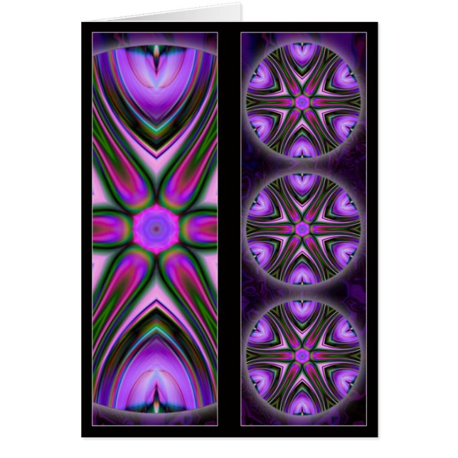 曼荼羅のしおりカードを横断して下さい (正面)