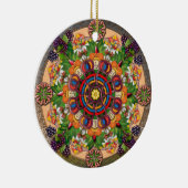 曼荼羅のアルメニアのブドウのオーナメント セラミックオーナメント (右)