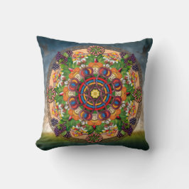 曼荼羅のアルメニアのブドウの装飾的な枕 クッション