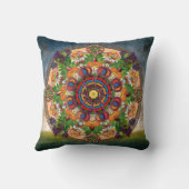 曼荼羅のアルメニアのブドウの装飾的な枕 クッション (裏面)