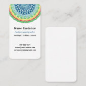 曼荼羅のカメラマン 名刺 (正面/裏面)